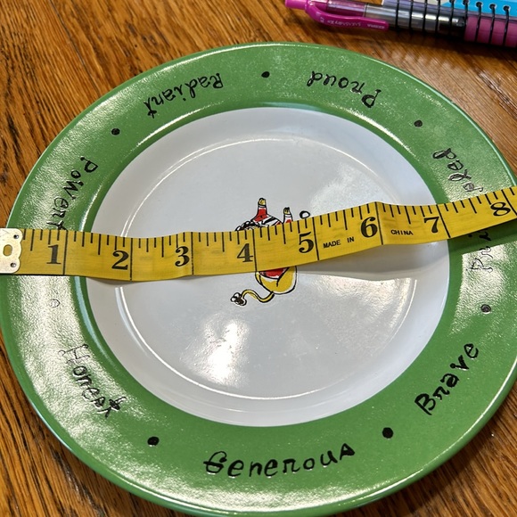 Pottery Barn What’s Your Sign zodiac plate. Leo with lion in center. 8”. - Picture 11 of 11